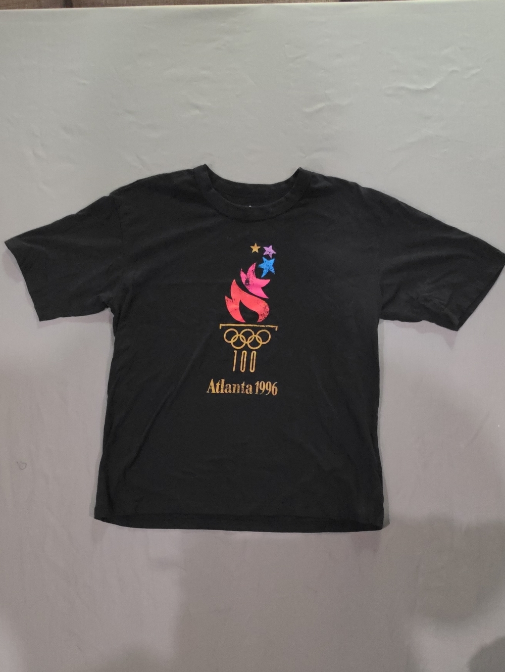 Heritage Black Tee with White Graphic